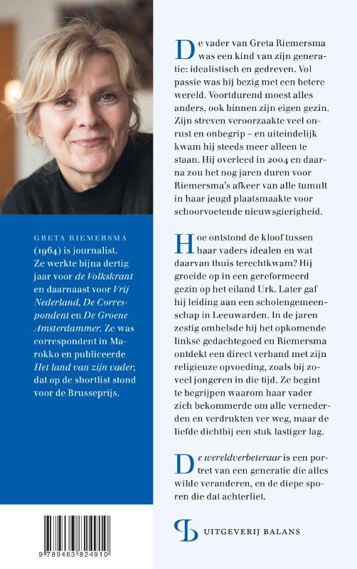 Achterkant van De wereldverbeteraar