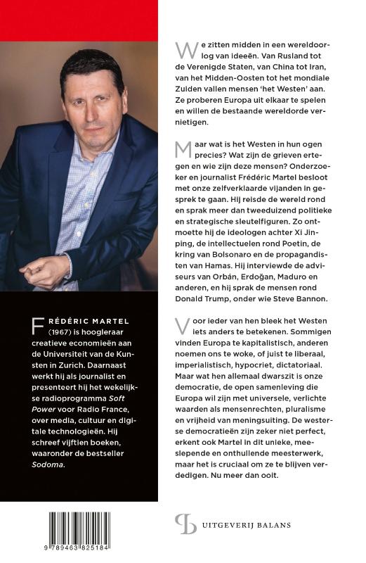 Achterkant van Tegen het Westen