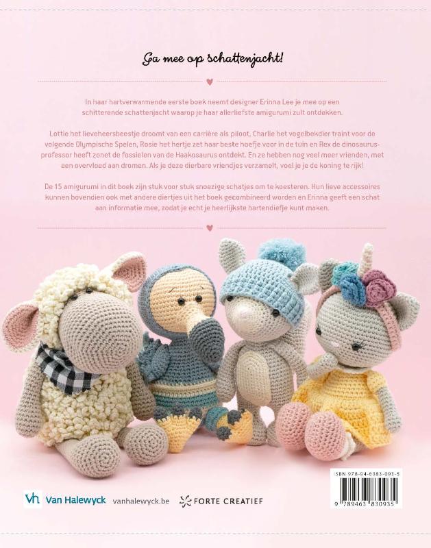 Achterkant van Amigurumi Hartendiefjes