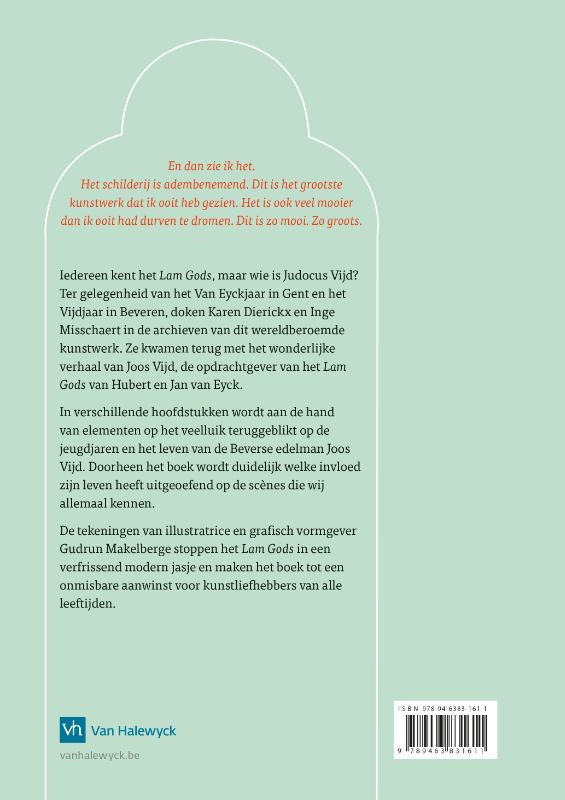 Achterkant van De wondere historie van Judocus Vijd en het Lam Gods
