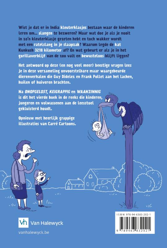 Achterkant van Beestig & waargebeurd