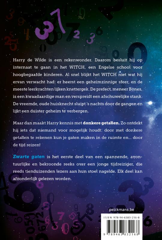 Achterkant van 1 Zwarte gaten