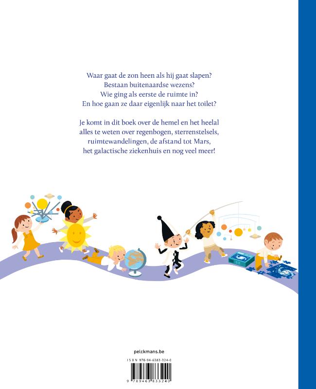Achterkant van Groot weetjesboek over de hemel en het heelal