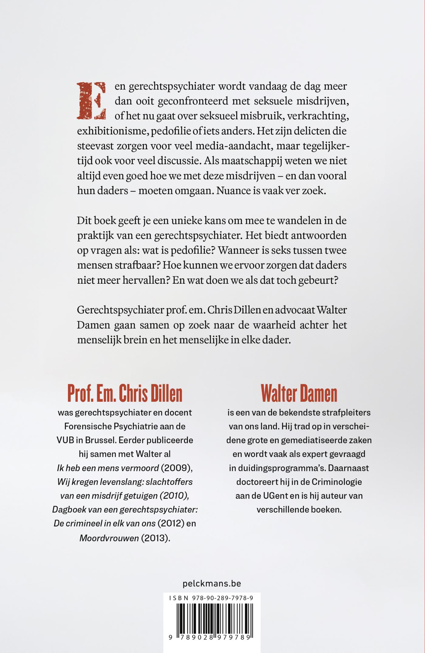 Achterkant van Dagboek van een gerechtspsychiater: zedenzaken