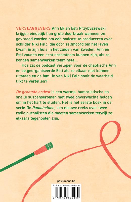 Achterkant van De grootste artiest (De radiohelden 1)