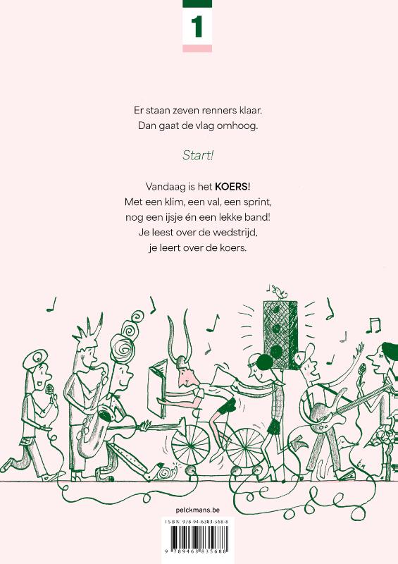 Achterkant van Ik lees over sport: Het is koers!