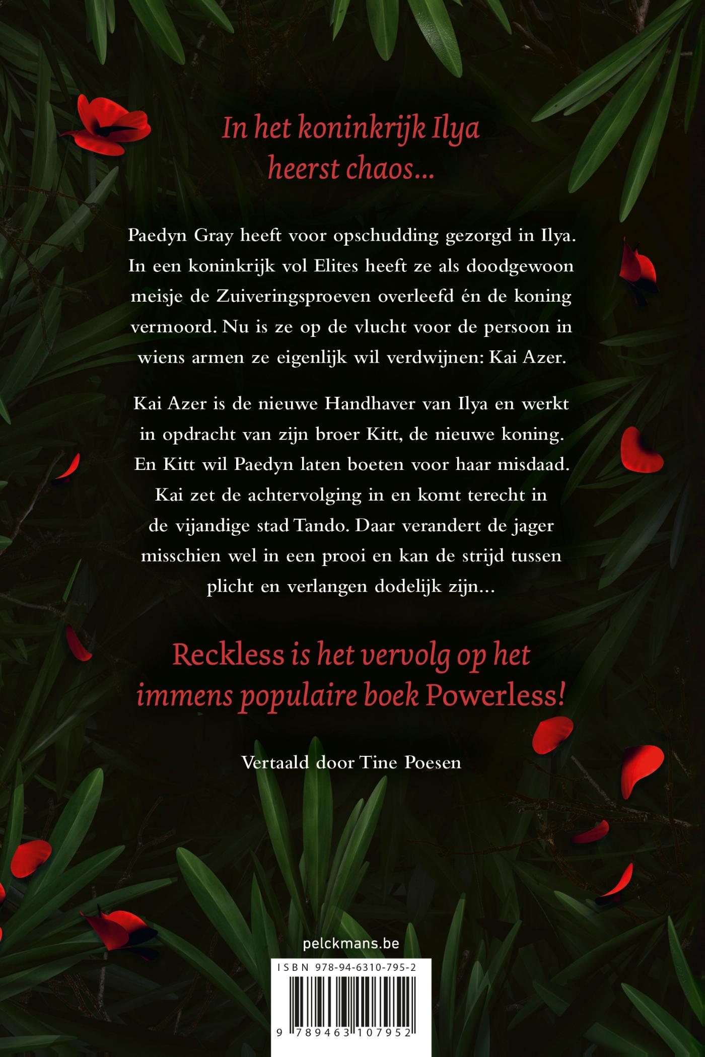Achterkant van Reckless