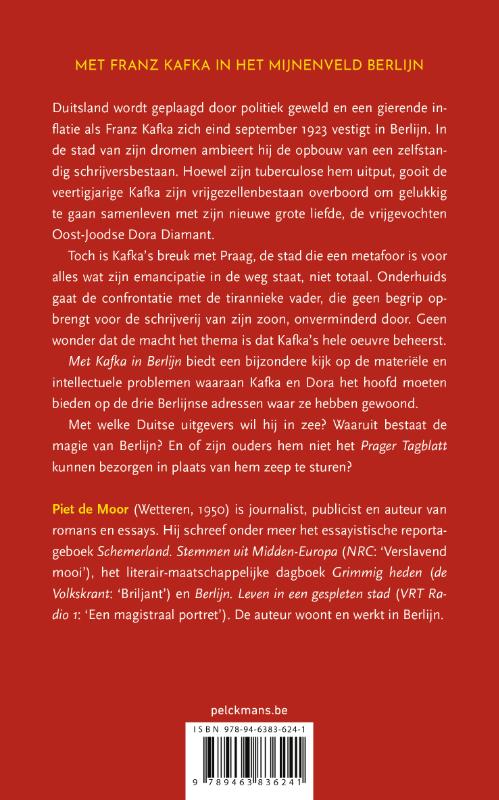 Achterkant van Met Kafka in Berlijn