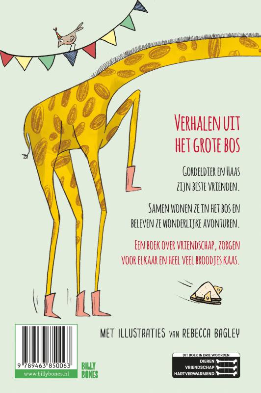 Achterkant van Gordeldier en Haas