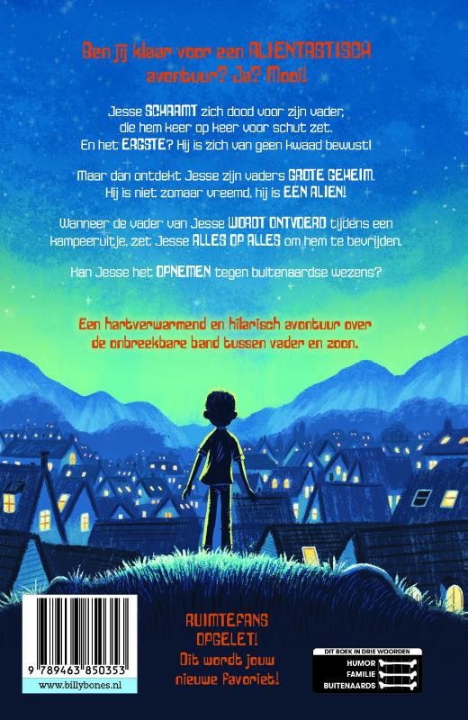 Achterkant van Ruimtegekte