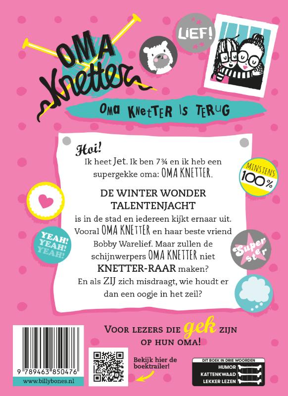 Achterkant van Oma Knetter - Winter & Wonder