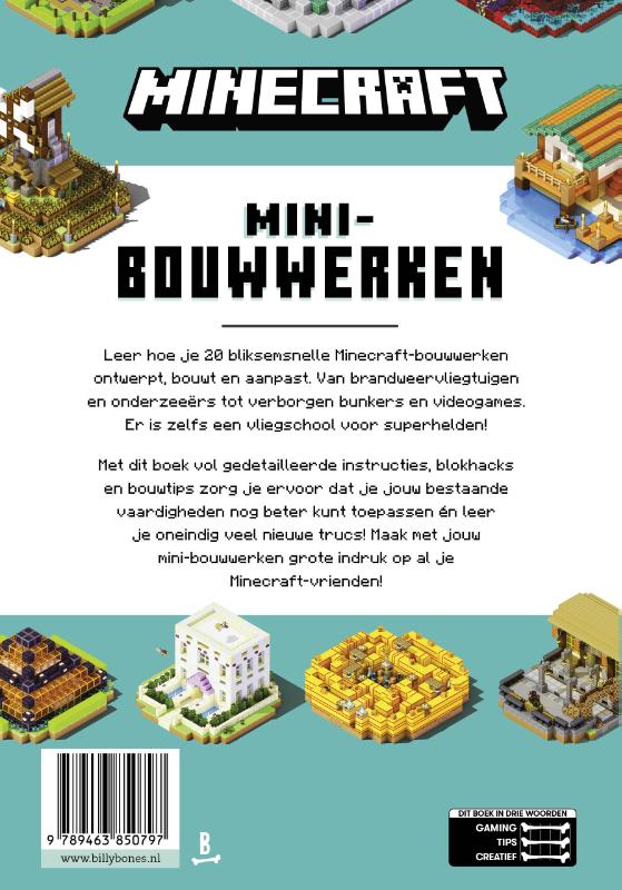 Achterkant van Mini-bouwwerken