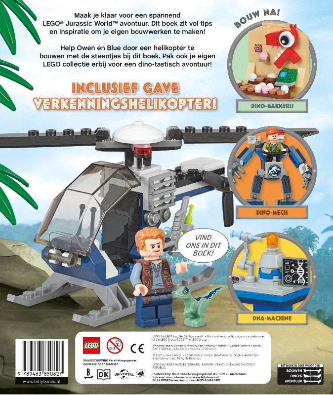 Achterkant van Lego Jurassic World - Bouw je eigen avontuur
