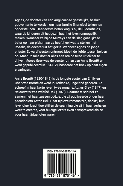 Achterkant van Agnes Grey