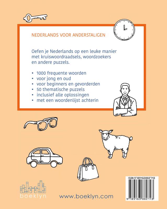 Achterkant van Nederlands oefenen