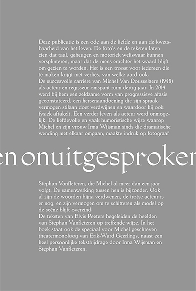 Achterkant van Onuitgesproken