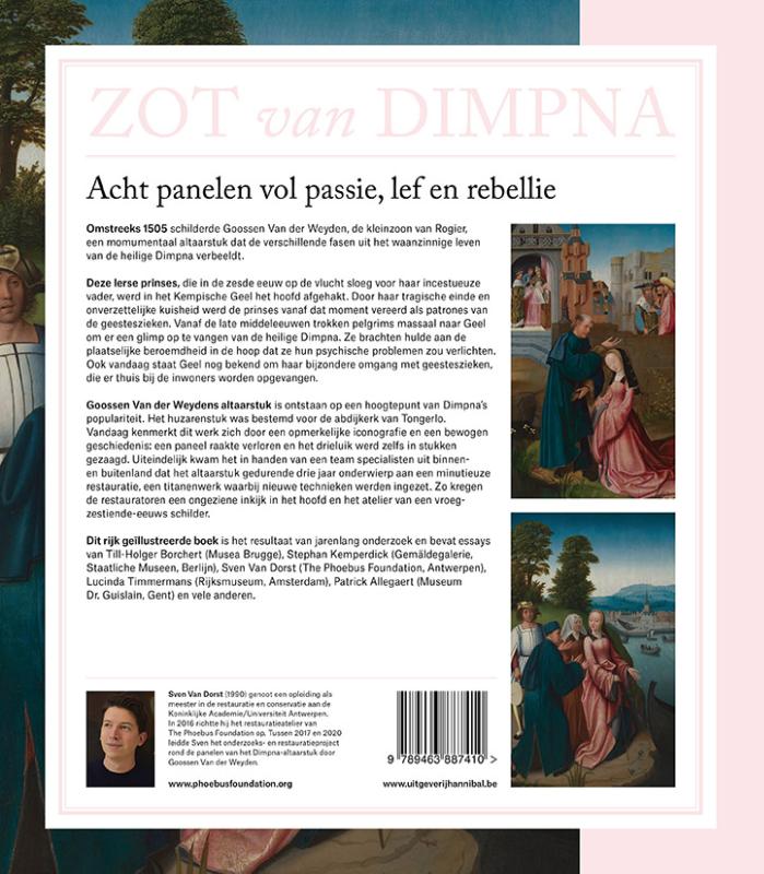 Achterkant van Zot van Dimpna