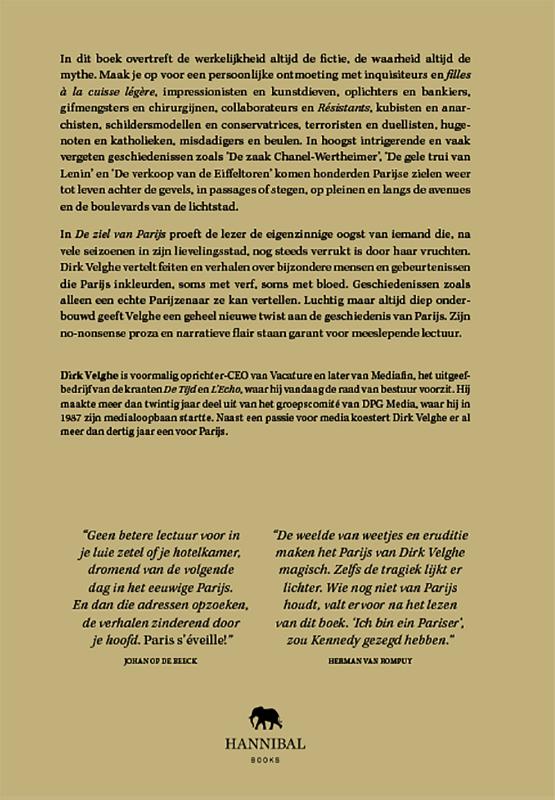 Achterkant van De ziel van Parijs
