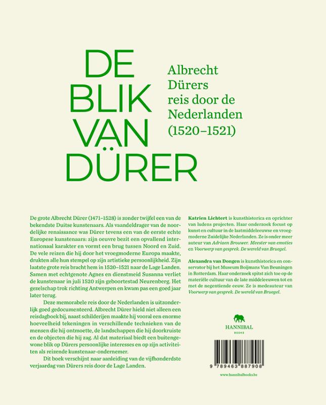 Achterkant van De blik van Dürer, Albrecht Dürers reis door de Nederlanden