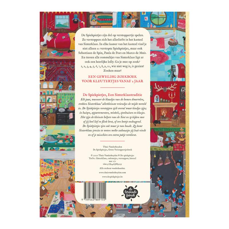 Achterkant van De Spiekpietjes - Groot Zoekboek