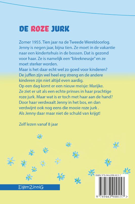 Achterkant van De roze jurk