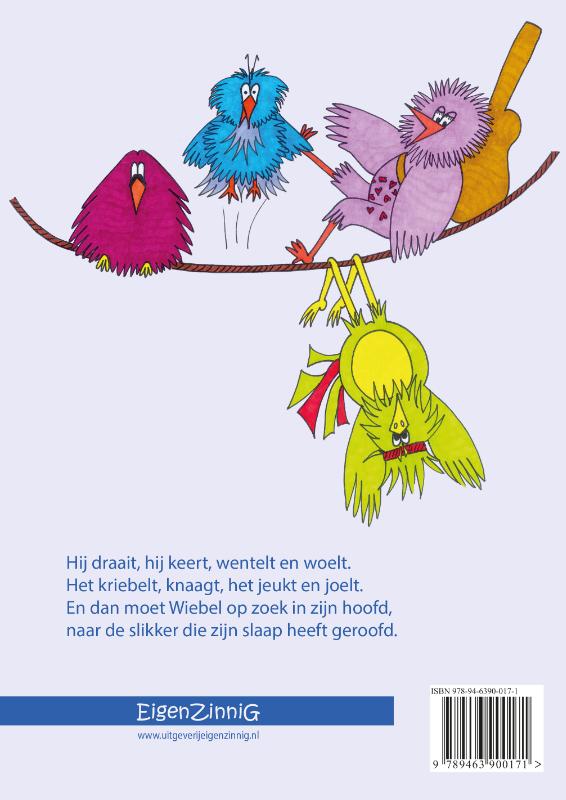 Achterkant van Wiebel en de slaapslikkers