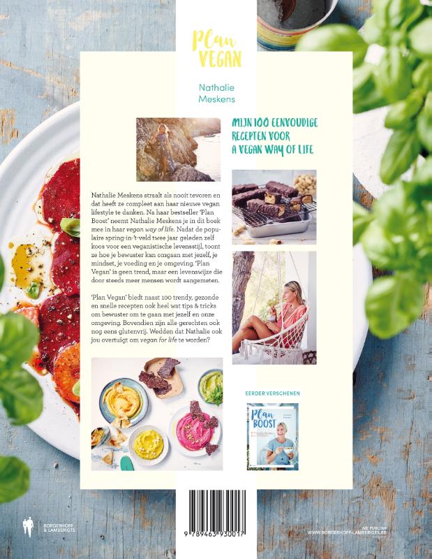 Achterkant van Plan Vegan