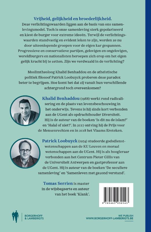 Achterkant van Verdwaald in verlichting