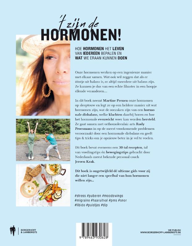 Achterkant van 'T zijn de hormonen !