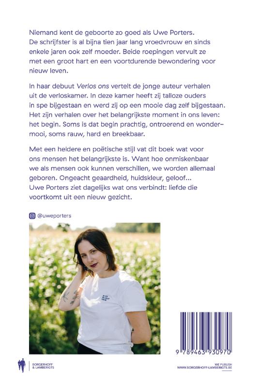 Achterkant van Verlos ons