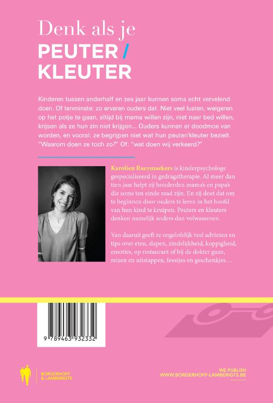 Achterkant van Denk als je peuter/kleuter