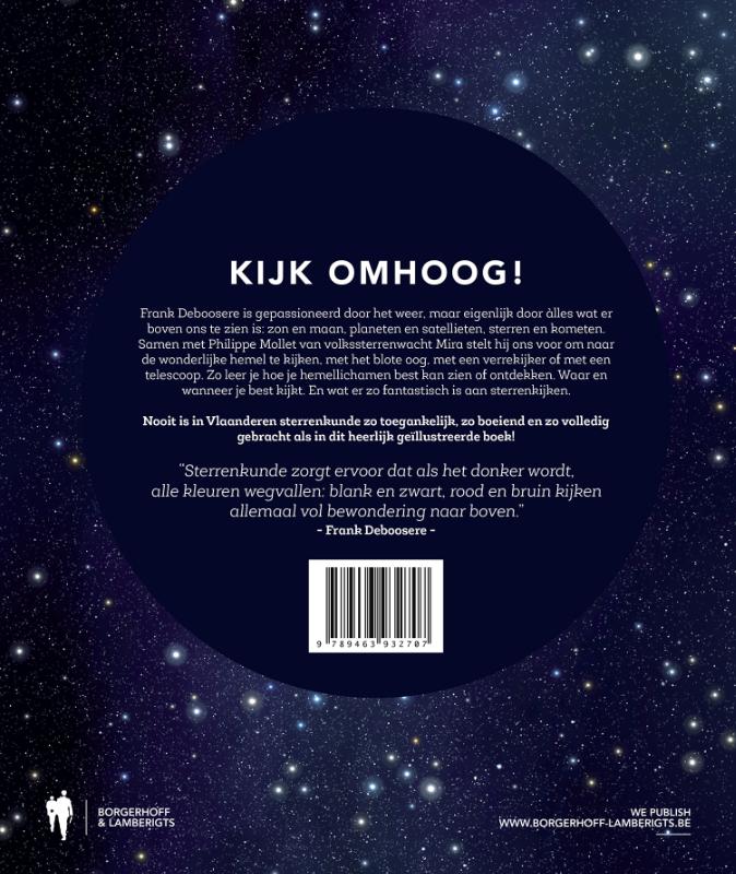 Achterkant van Kijk omhoog!