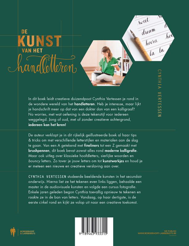 Achterkant van De kunst van het handletteren