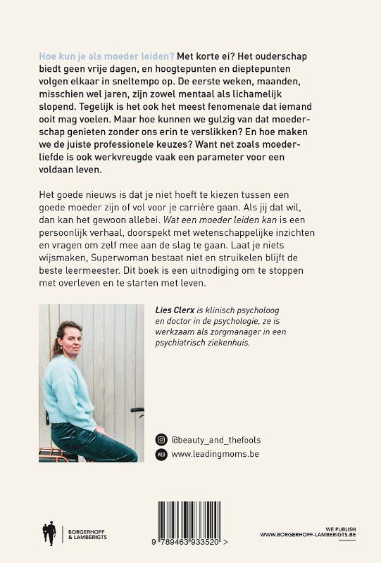 Achterkant van Wat een moeder leiden kan