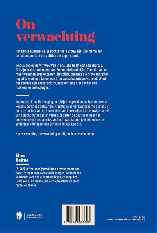 Achterkant van Onverwachting