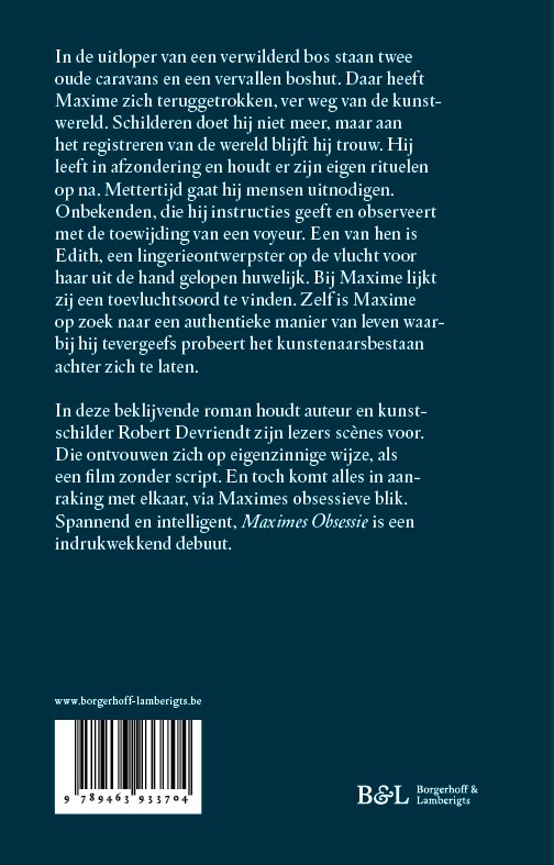 Achterkant van Maximes obsessie