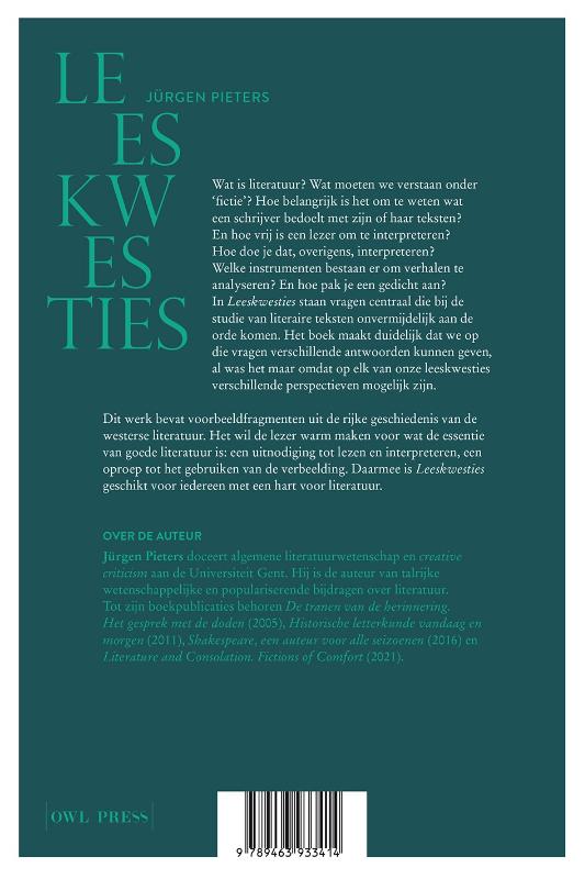 Achterkant van Leeskwesties