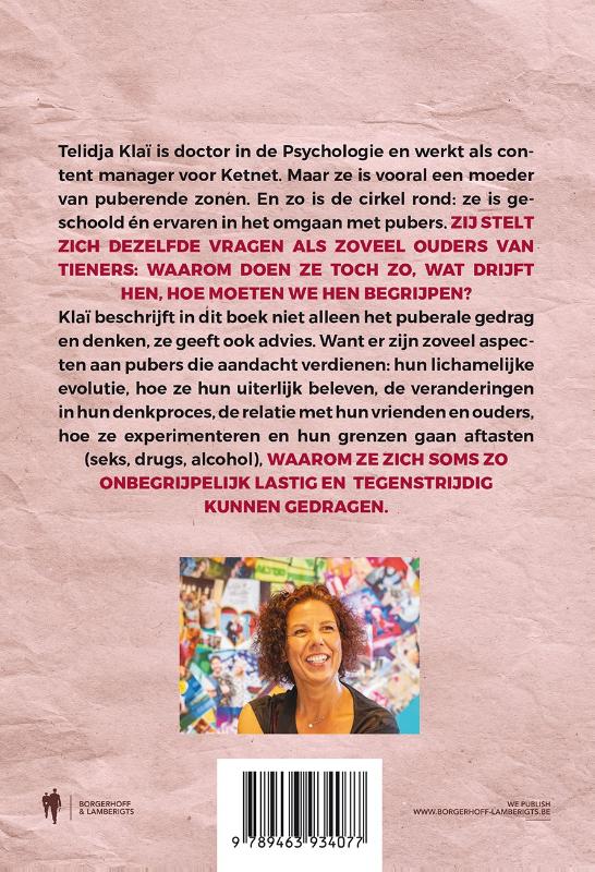 Achterkant van Pubers !