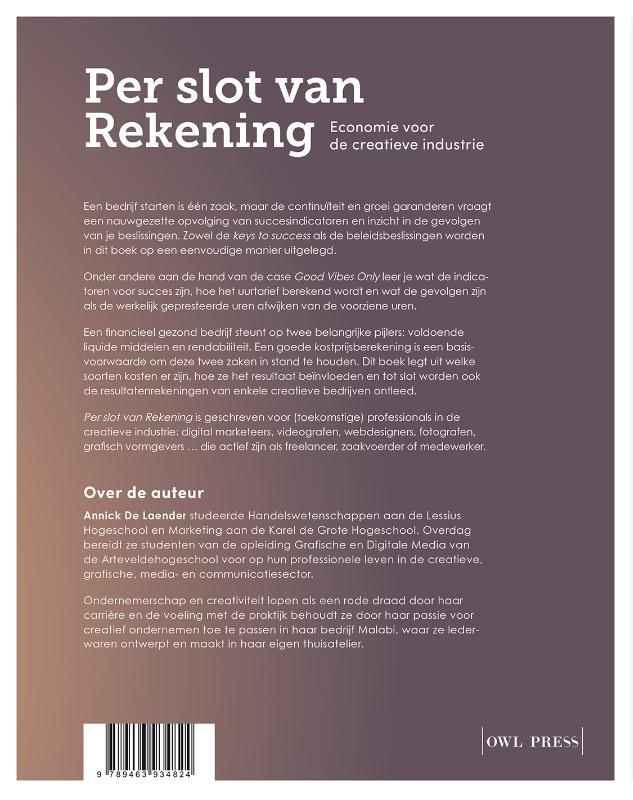Achterkant van Per slot van rekening