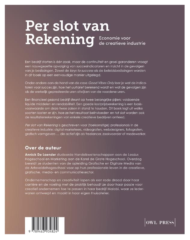 Achterkant van Per slot van rekening