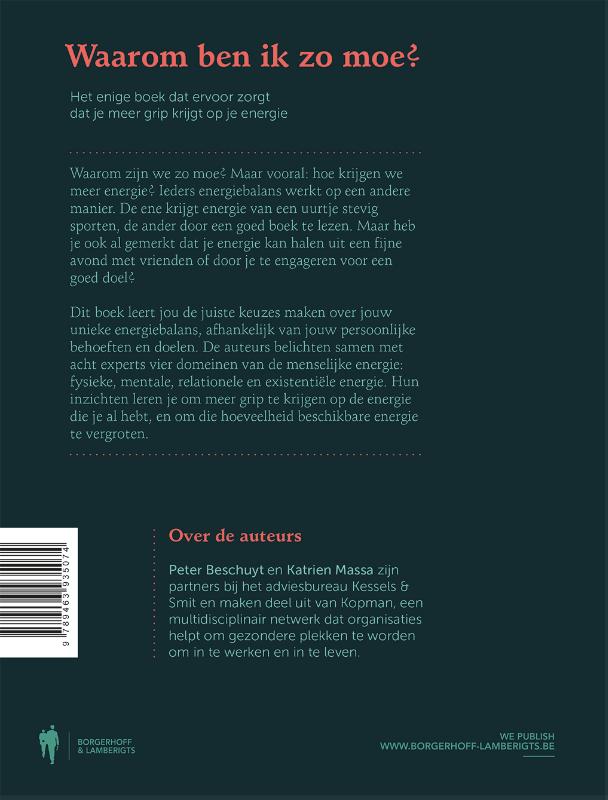 Achterkant van Waarom ben ik zo moe ?