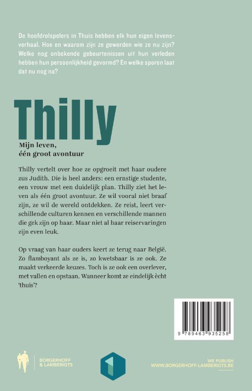 Achterkant van Thilly. Mijn leven, één groot avontuur