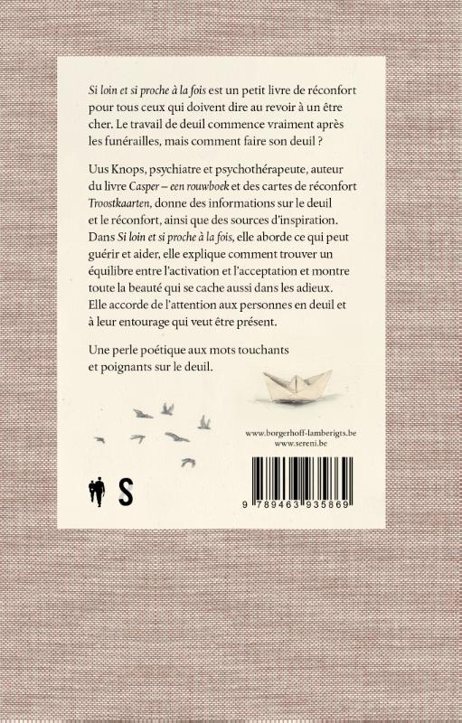 Achterkant van Si loin et si proche à la fois