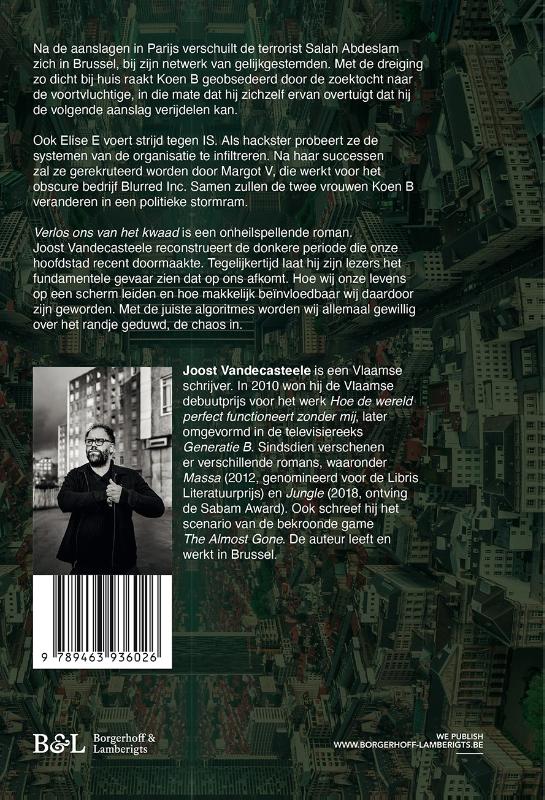 Achterkant van Verlos ons van het kwaad