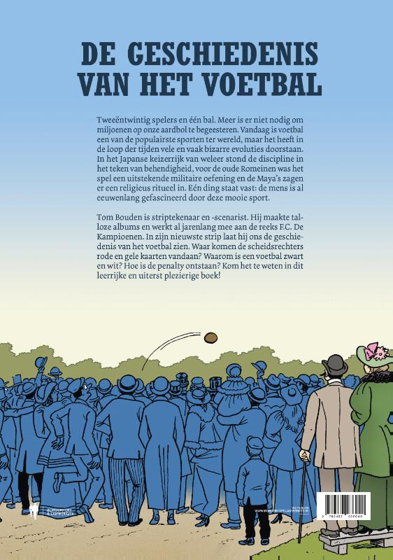 Achterkant van De geschiedenis van het voetbal