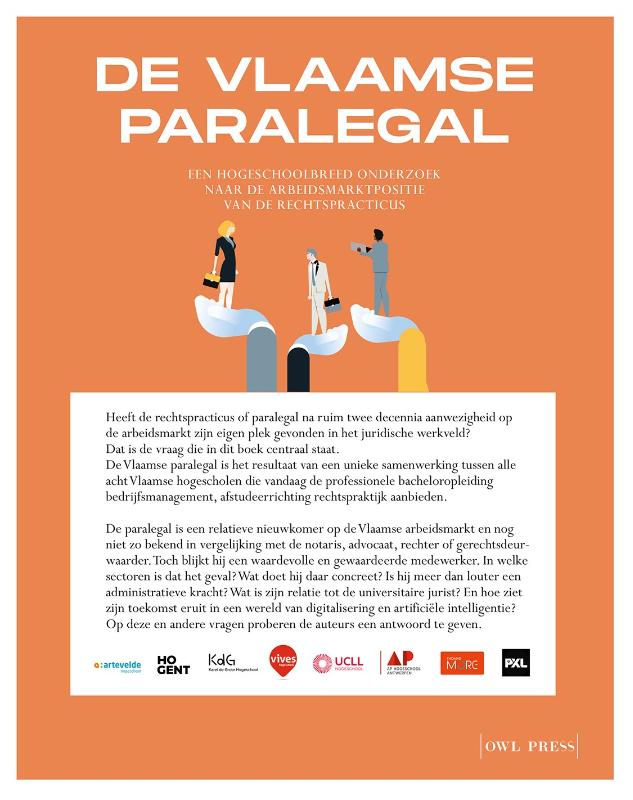Achterkant van De Vlaamse paralegal