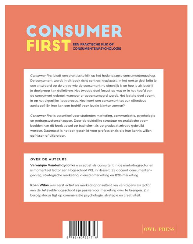Achterkant van Consumer First