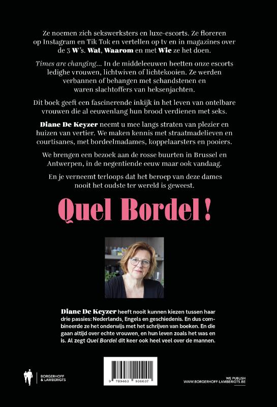 Achterkant van Quel Bordel
