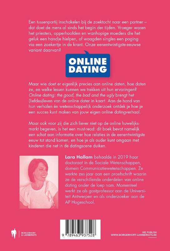 Achterkant van Online dating: The Good, The Bad and The Ugly