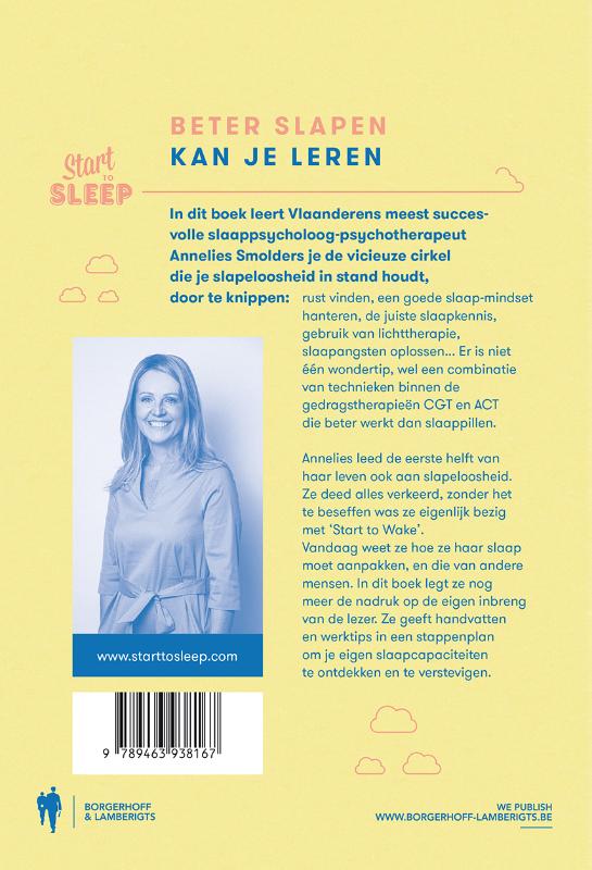Achterkant van Start to sleep